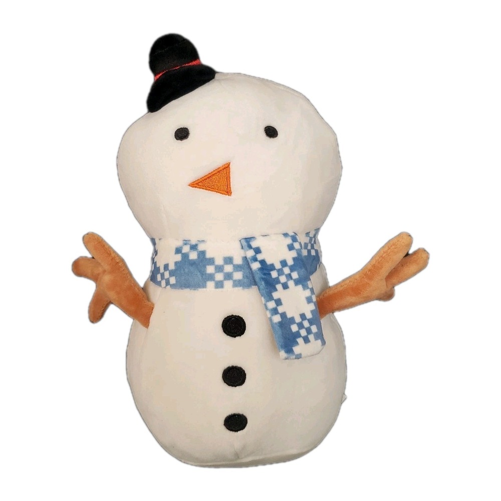 Target Pillowfort Snowman Plush Snowman 8" Squishy Stuffed Winter Christmas Toy